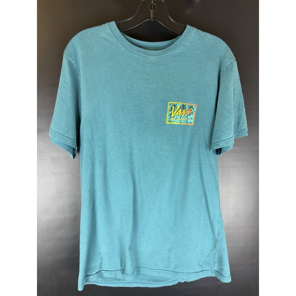 VANS Men's Navy Blue T-Shirt Short Sleeve Skate Streetwear